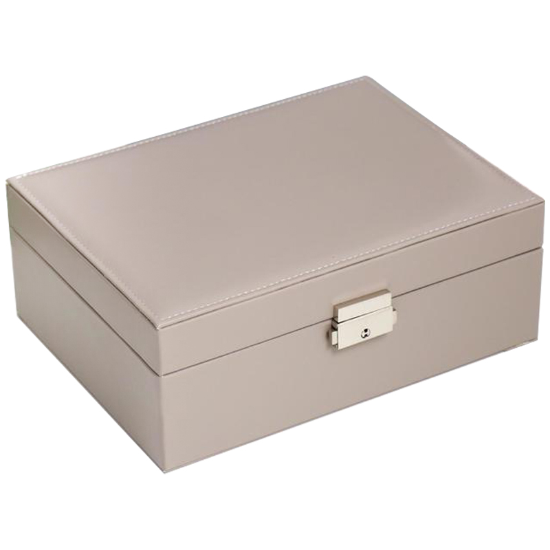 Шкатулка Blanford Jewerly Organizer Box gray beige Бежево-серый Шкатулка Blanford Jewerly Organizer Box gray beige Бежево-серый в Челябинске | Loft Concept
