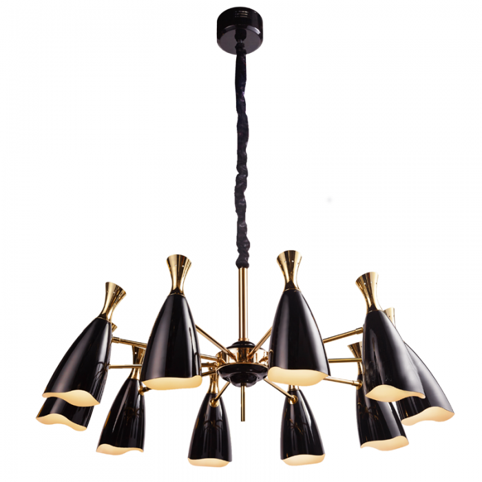 Люстра Delightfull Duke Chandelier Черный Люстра Delightfull Duke Chandelier Черный в Челябинске | Loft Concept