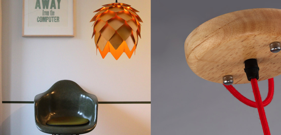 Подвесной светильник Crimea Pine Cone natural wood Подвесной светильник Crimea Pine Cone natural wood - Loft-Concept в Челябинске