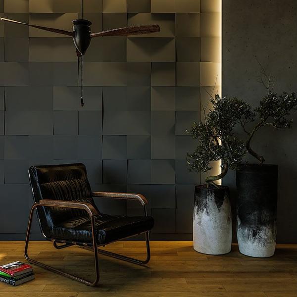 Гипсовая 3D Панель M-08  в Челябинске | Loft Concept 