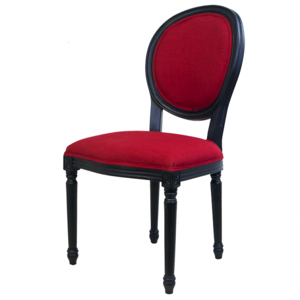 Стул French chairs Provence Red Chair Красный Черный Стул French chairs Provence Red Chair Красный Черный в Челябинске | Loft Concept