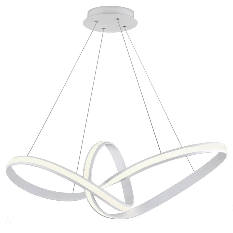 Люстра Mobius Strip White Chandelier Белый в Челябинске | Loft Concept 