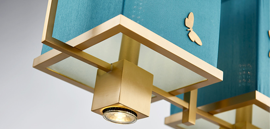 Люстра с бабочками Butterflies Blue Background Chandelier Люстра с бабочками Butterflies Blue Background Chandelier - Loft-Concept в Челябинске