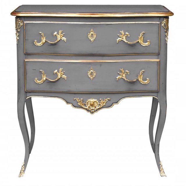 Комод L.XV CHEST OF DRAWERS Grey Бронза Серый в Челябинске | Loft Concept 