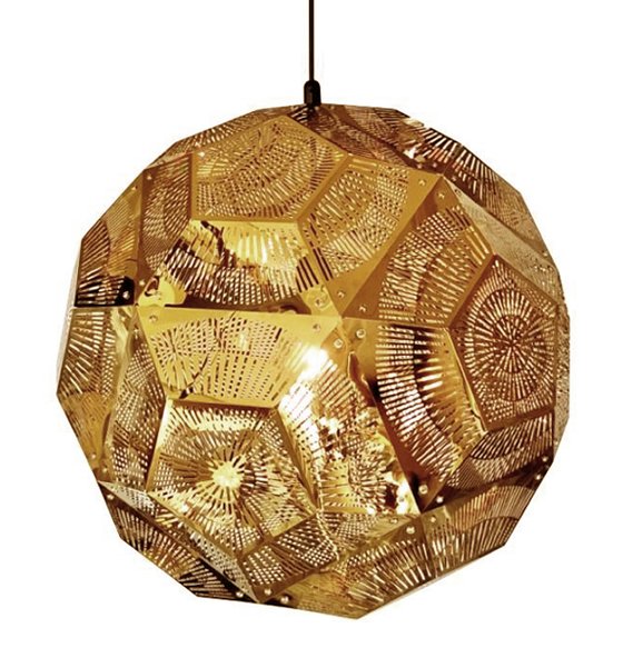 Люстра Punch Ball Tom Dixon Хром Черный Золотой Люстра Punch Ball Tom Dixon Хром Черный Золотой в Челябинске | Loft Concept