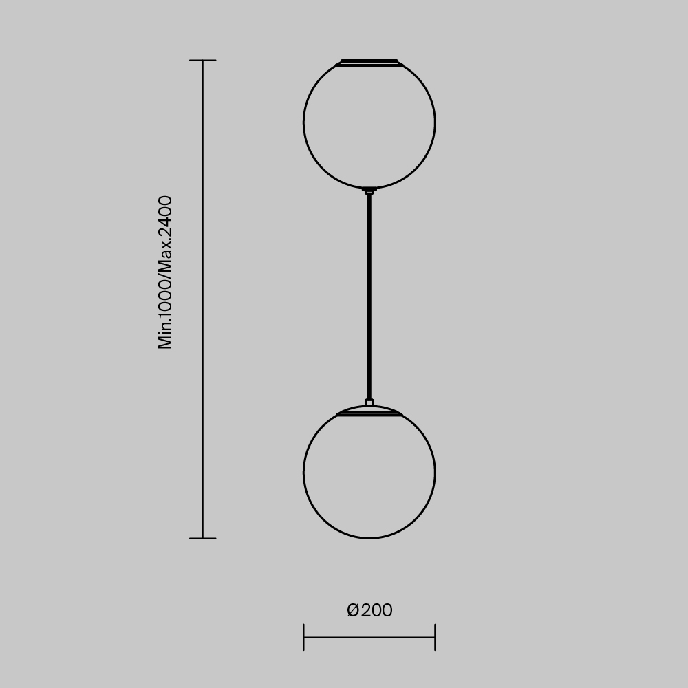 Подвесной светильник Twins 20Вт 3000К в Челябинске