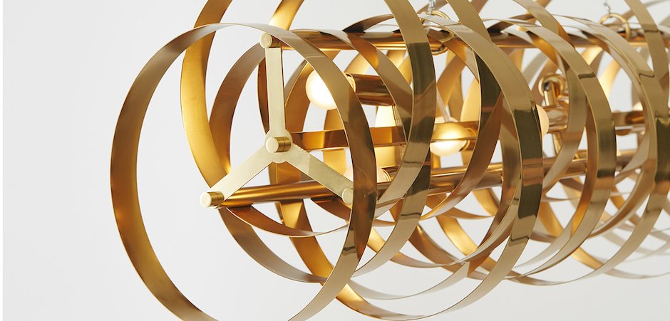 Люстра Brass Belts Chandelier Люстра Brass Belts Chandelier - Loft-Concept в Челябинске