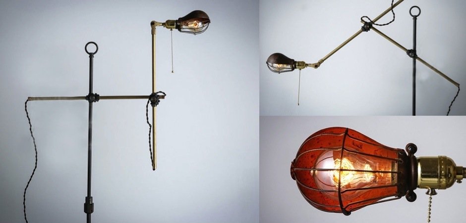 Напольный светильник Steampunk Extension Pole Floor 2 Напольный светильник Steampunk Extension Pole Floor 2 - Loft-Concept в Челябинске