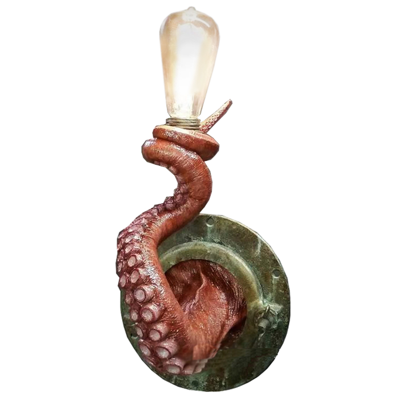 Бра Красный Осьминог Wall Lamp Red Octopus Красный Зеленый Бра Красный Осьминог Wall Lamp Red Octopus Красный Зеленый в Челябинске | Loft Concept