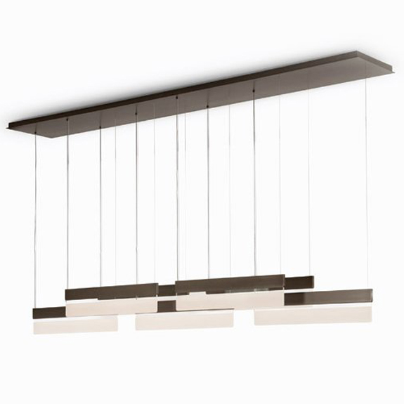 Люстра Holly Hunt EDGE CHANDELIER 7 Коричневый Белый Люстра Holly Hunt EDGE CHANDELIER 7 Коричневый Белый в Челябинске | Loft Concept