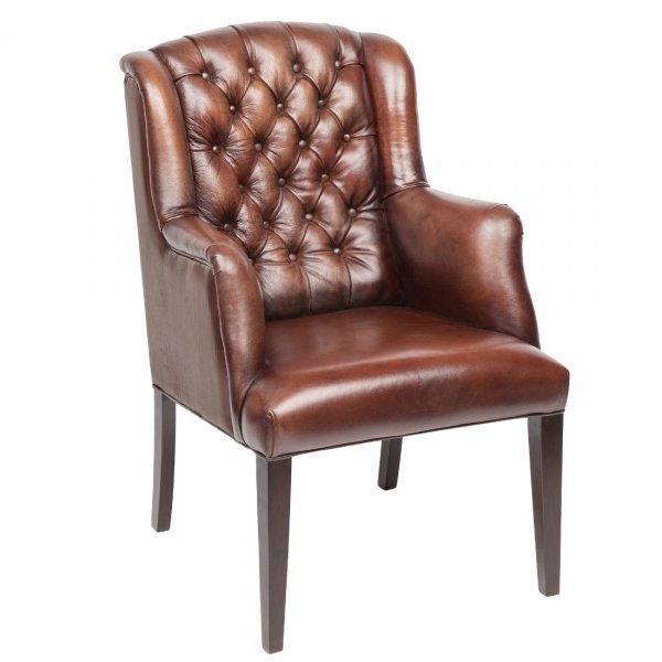 Кресло Leather Elegance Коричневый Кресло Leather Elegance Коричневый в Челябинске | Loft Concept