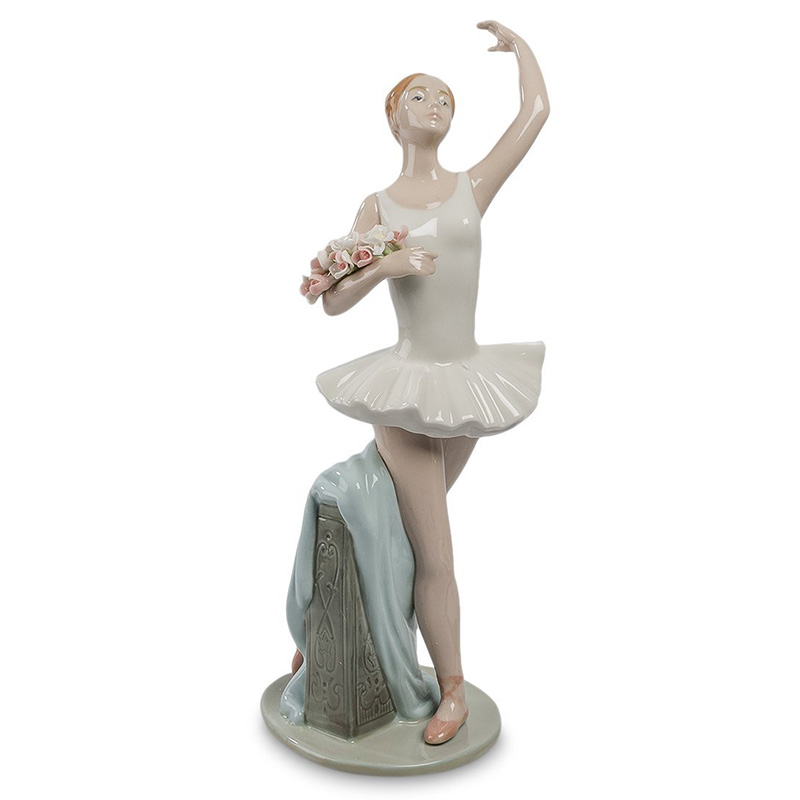 Статуэтка фарфоровая Прима-балерина Charming Statuette Белый Розовый Серо-голубой Бежевый Серый Статуэтка фарфоровая Прима-балерина Charming Statuette Белый Розовый Серо-голубой Бежевый Серый в Челябинске | Loft Concept