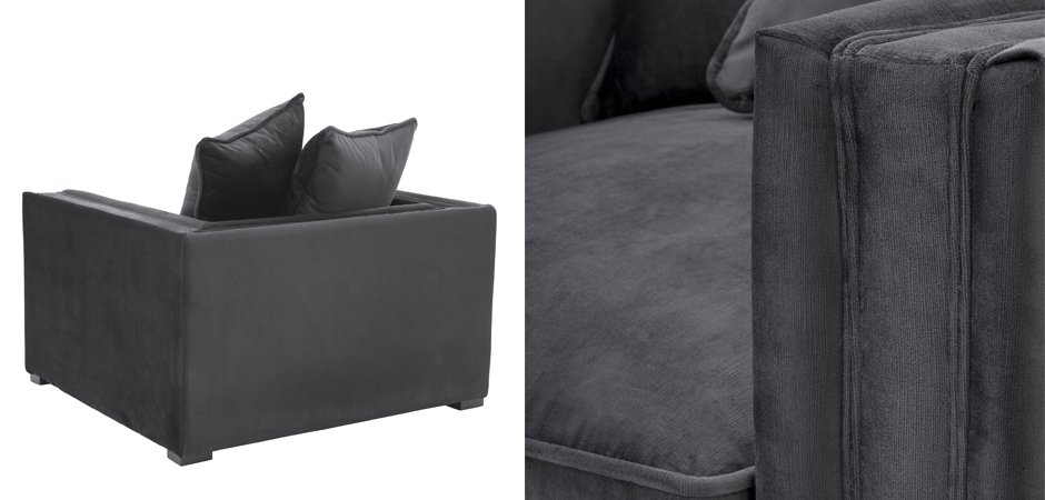 Кресло Eichholtz Chair Menorca Black Кресло Eichholtz Chair Menorca Black - Loft-Concept в Челябинске