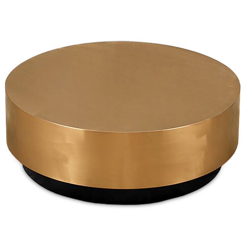 Кофейный столик Gold Washer Coffee Table Золотой Черный Кофейный столик Gold Washer Coffee Table Золотой Черный в Челябинске | Loft Concept