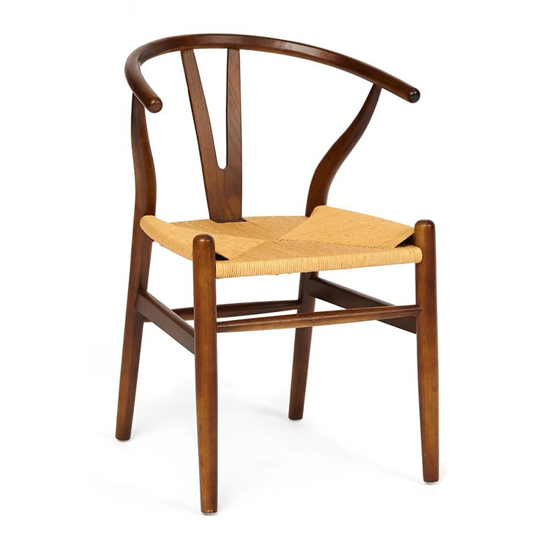 Стул Scandinavian Hand Weaving Elm ручное плетение Орех Бежевый Стул Scandinavian Hand Weaving Elm ручное плетение Орех Бежевый в Челябинске | Loft Concept