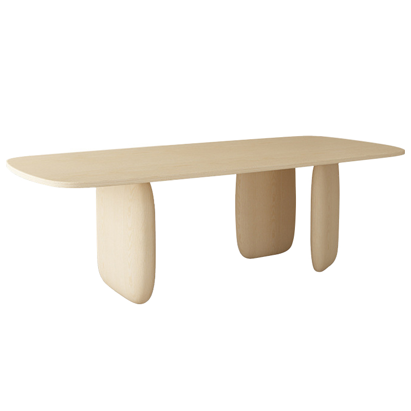 Обеденный стол Colon Dining Table Древесина Бежевый Обеденный стол Colon Dining Table Древесина Бежевый в Челябинске | Loft Concept