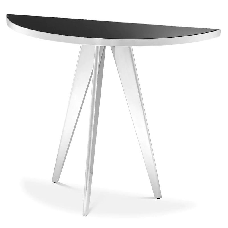 Консоль Eichholtz Console Table Aston Черный Хром Консоль Eichholtz Console Table Aston Черный Хром в Челябинске | Loft Concept