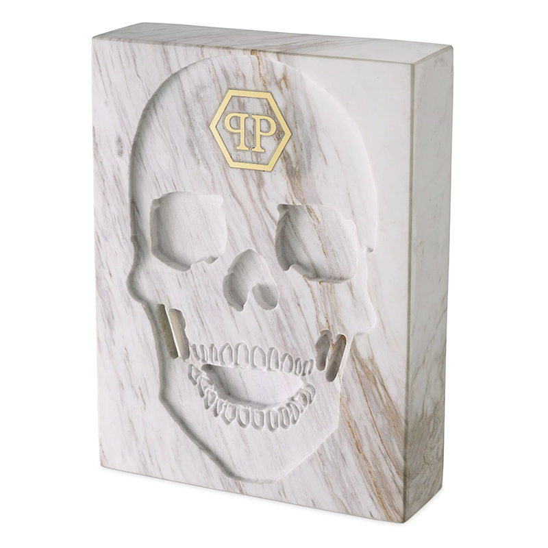Статуэтка Philipp Plein Marble Skull book Белый Мрамор Bianco Статуэтка Philipp Plein Marble Skull book Белый Мрамор Bianco в Челябинске | Loft Concept