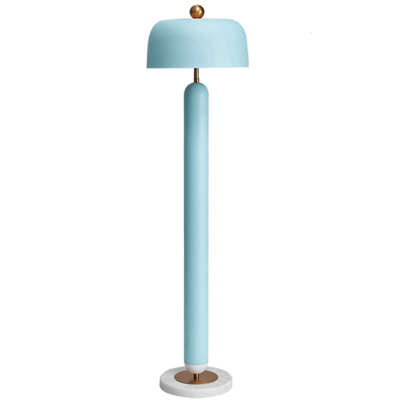 Meet blue Floor lamp Голубой Латунь Meet blue Floor lamp Голубой Латунь в Челябинске | Loft Concept
