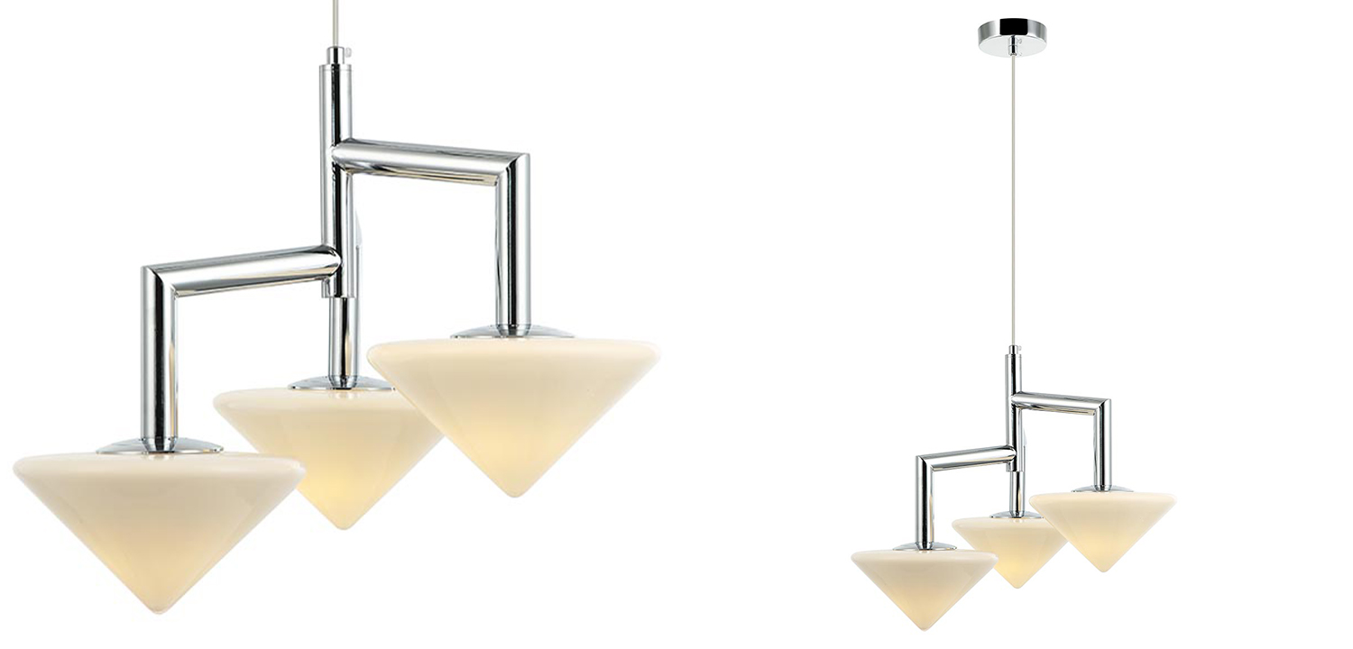 Люстра Acantha Chrome Lamp - фото