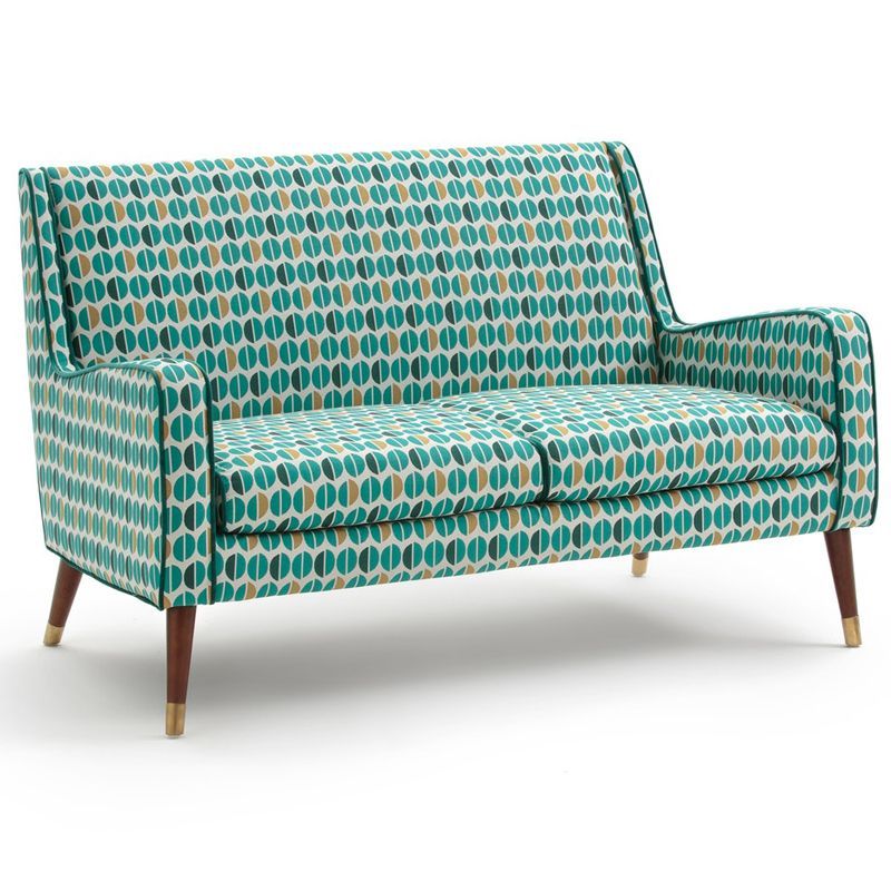 Диван Classic Furniture синий белый желтый Белый Синий Желтый Латунь в Челябинске | Loft Concept 
