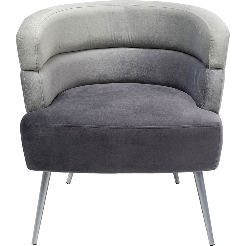Кресло Gray Velvet Superposition Серый Кресло Gray Velvet Superposition Серый в Челябинске | Loft Concept