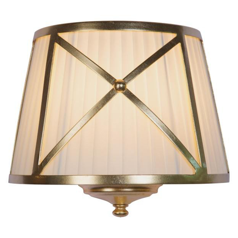 Бра Provence Lampshade Light Gold Wall Lamp Бежевый Золотой Бра Provence Lampshade Light Gold Wall Lamp Бежевый Золотой в Челябинске | Loft Concept