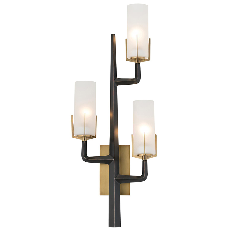 Бра Arteriors GRIFFIN SCONCE Черный Латунь Белый Бра Arteriors GRIFFIN SCONCE Черный Латунь Белый в Челябинске | Loft Concept