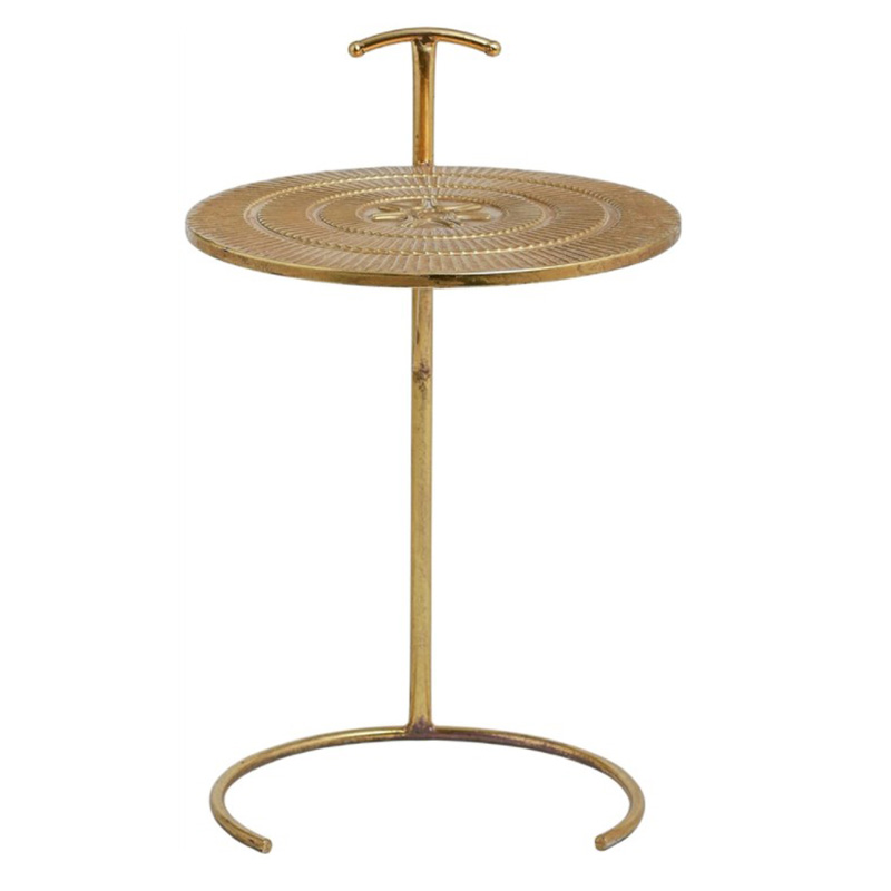 Приставной стол Zethar Side table Золотой Приставной стол Zethar Side table Золотой в Челябинске | Loft Concept