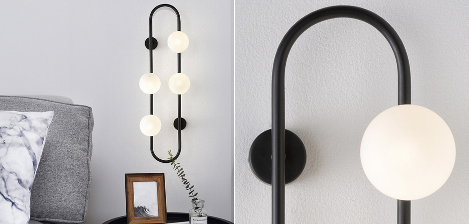Бра HOOP WALL Lamp Black 4 Бра HOOP WALL Lamp Black 4 - Loft-Concept в Челябинске