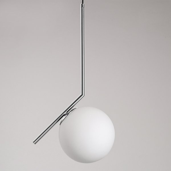 Люстра IC Lighting Flos Chrome Хром Белый Люстра IC Lighting Flos Chrome Хром Белый в Челябинске | Loft Concept