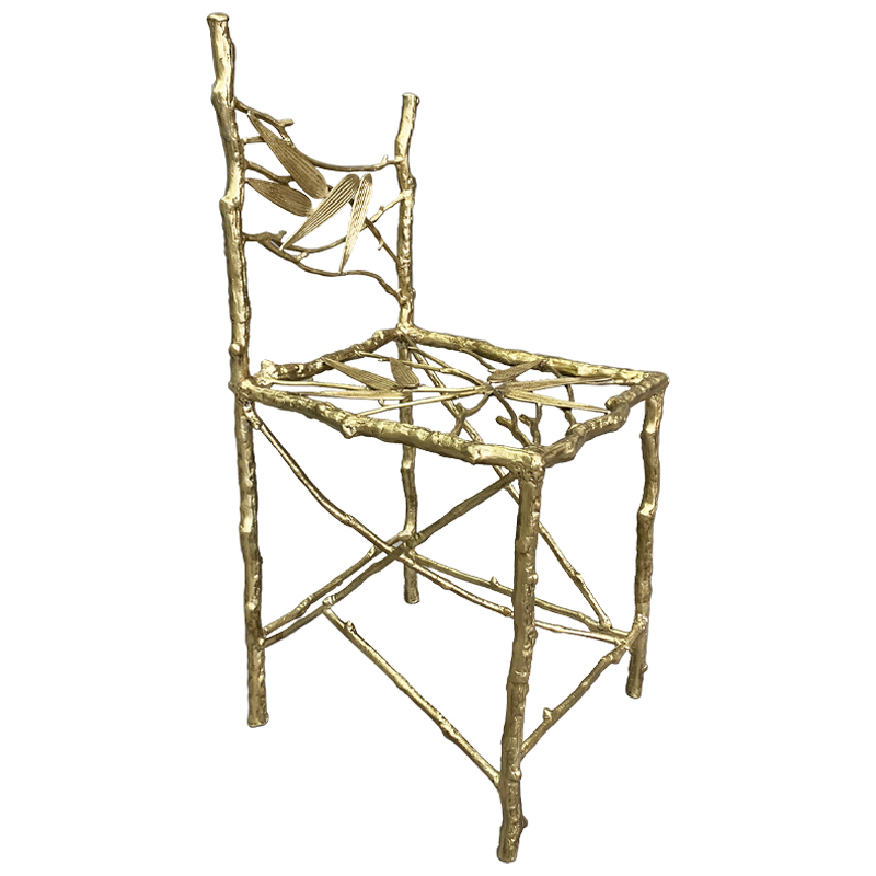 Стул Golden Bamboo Chair Золотой Стул Golden Bamboo Chair Золотой в Челябинске | Loft Concept
