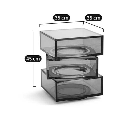 Стол журнальный в форме кубов Acrylic Furniture Lumina Mint Breeze Стол журнальный в форме кубов Acrylic Furniture Lumina Mint Breeze в Челябинске