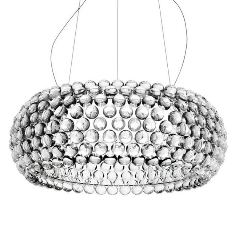 Люстра Foscarini Caboche Clear Patricia Urquiola Хром Прозрачный (Transparent) в Челябинске | Loft Concept 