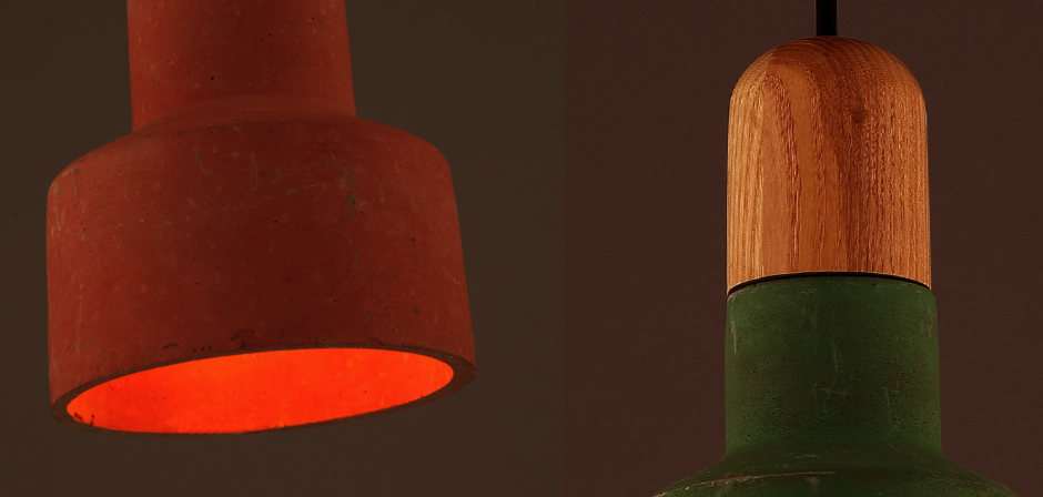 Подвесной светильник Art Concrete Wooden Cope Подвесной светильник Art Concrete Wooden Cope - Loft-Concept в Челябинске