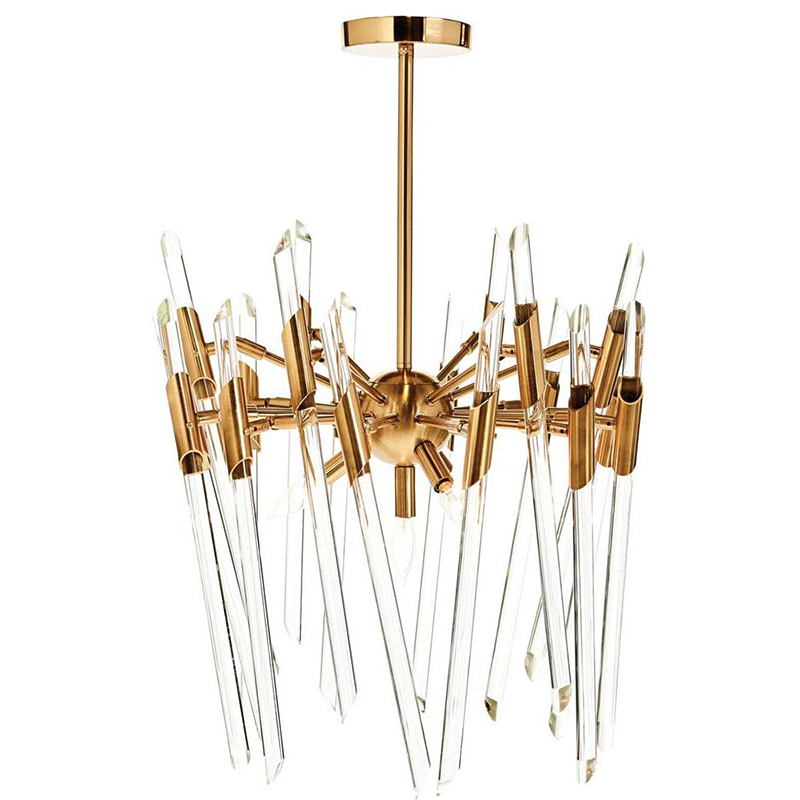 Люстра Ice Rods Chandelier brass Латунь Люстра Ice Rods Chandelier brass Латунь в Челябинске | Loft Concept