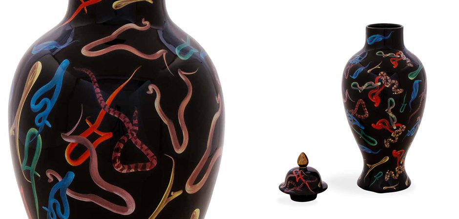 Ваза Seletti Vase Snakes Toiletpaper Ваза Seletti Vase Snakes Toiletpaper - Loft-Concept в Челябинске