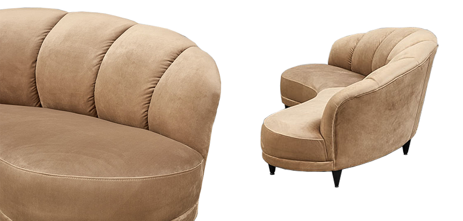 Диван Vanilla Croissant Sofa Диван Vanilla Croissant Sofa - Loft-Concept в Челябинске
