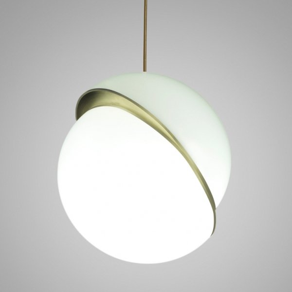 Лампа Crescent Celling Lee Broom Золотой Белый Лампа Crescent Celling Lee Broom Золотой Белый в Челябинске | Loft Concept