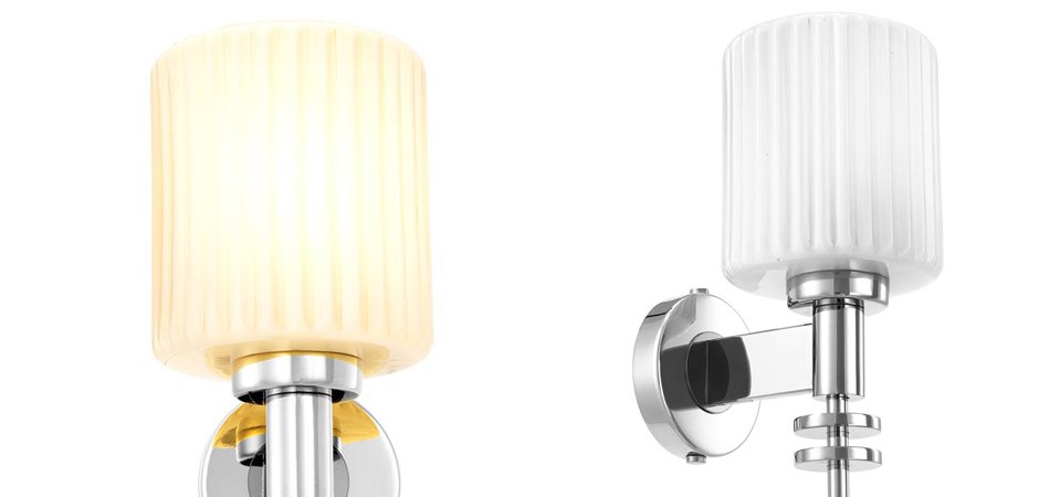 Бра Eichholtz Wall Lamp Ponza Nickel Бра Eichholtz Wall Lamp Ponza Nickel - Loft-Concept в Челябинске
