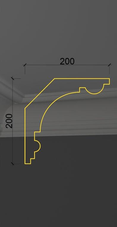 Гладкий карниз KT-26 Гладкий карниз KT-26 в Челябинске