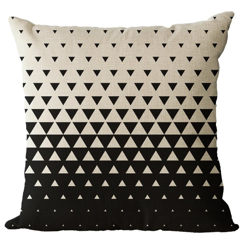 Декоративная подушка Black and White Pattern #7 Декоративная подушка Black and White Pattern #7 в Челябинске | Loft Concept