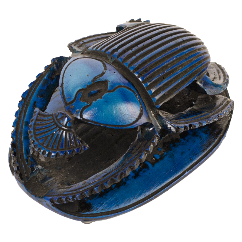 Статуэтка Скарабей Scarab Beetle dark blue Темно-синий Синий Статуэтка Скарабей Scarab Beetle dark blue Темно-синий Синий в Челябинске | Loft Concept