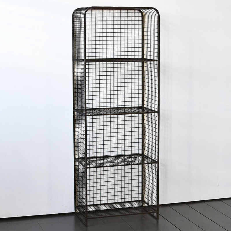 Стеллаж Knott Industrial Metal Rust Rack Черный Стеллаж Knott Industrial Metal Rust Rack Черный в Челябинске | Loft Concept