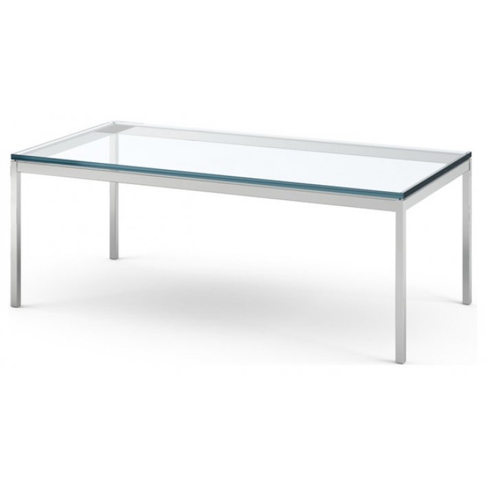 Стол Florence Knoll Coffee Table Прозрачный Стол Florence Knoll Coffee Table Прозрачный в Челябинске | Loft Concept