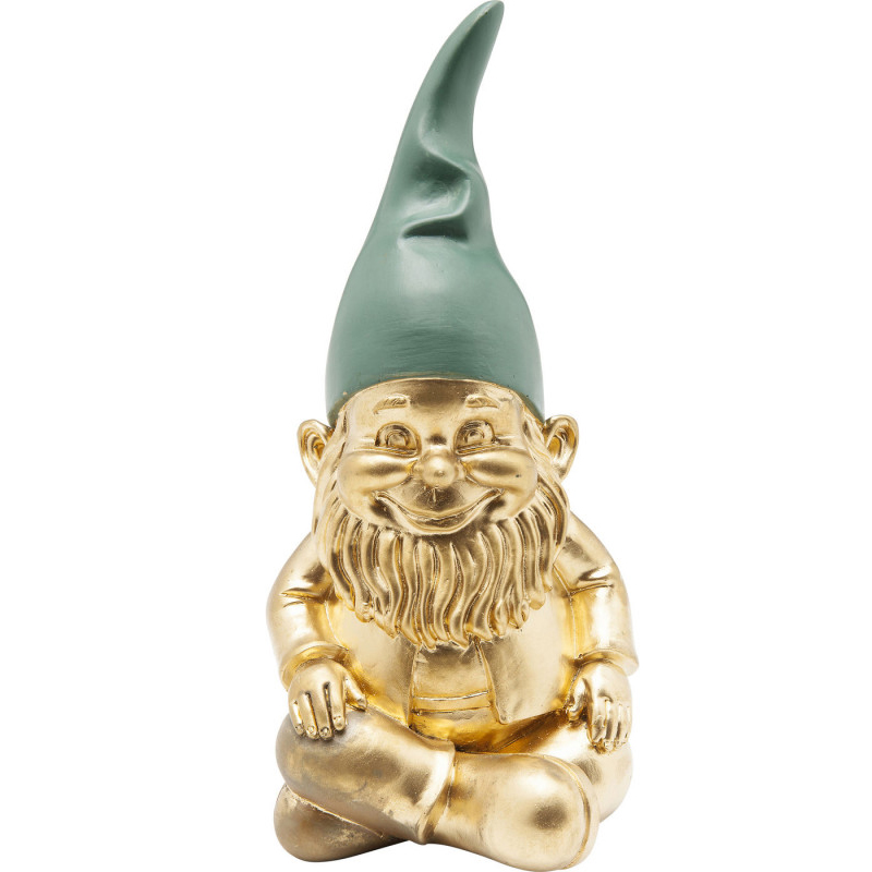 Статуэтка Golden Sitting Gnome Золотой Статуэтка Golden Sitting Gnome Золотой в Челябинске | Loft Concept