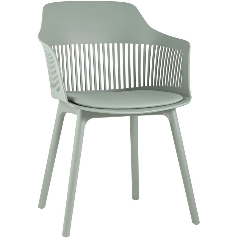 Стул Crocus Chair Серо-Зеленый цвет Подушка эко-кожа Античный зеленый Стул Crocus Chair Серо-Зеленый цвет Подушка эко-кожа Античный зеленый в Челябинске | Loft Concept