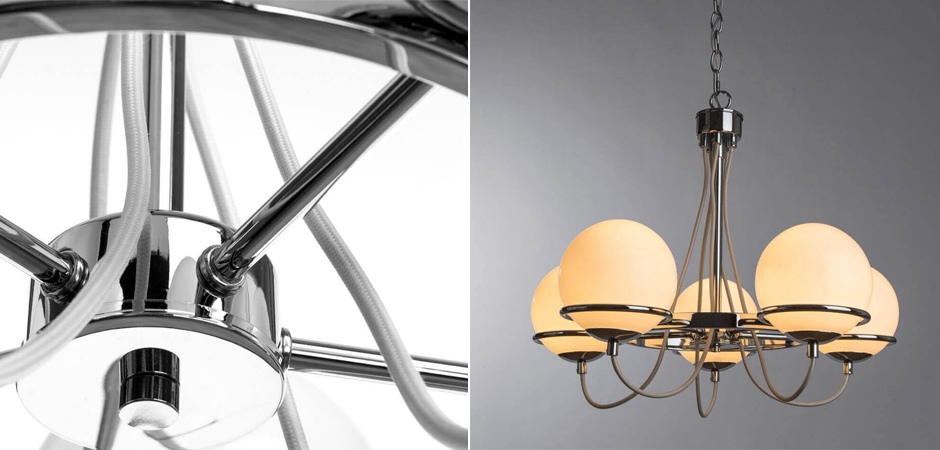 Люстра Melissa Chandelier Chromium 5 Люстра Melissa Chandelier Chromium 5 - Loft-Concept в Челябинске