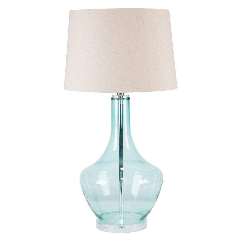 Настольная лампа Fantina Table lamp blue Белый Светло-голубой Настольная лампа Fantina Table lamp blue Белый Светло-голубой в Челябинске | Loft Concept