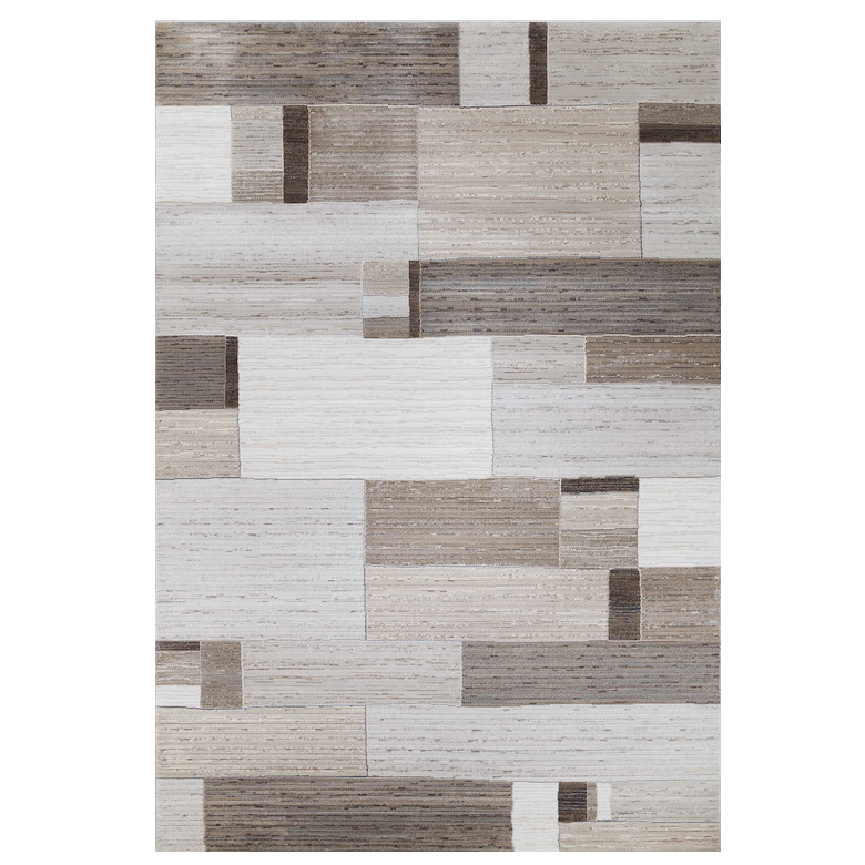 Ковёр синтетический Geometry Tile Бежево-серый Коричневый Ковёр синтетический Geometry Tile Бежево-серый Коричневый в Челябинске | Loft Concept